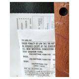 Wood-Framed Accent Chair with Leather Upholstery