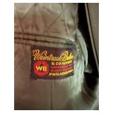 Vintage Military Uniform Jacket with Emblem and Gold Buttons