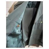 Vintage Military Uniform Jacket with Emblem and Gold Buttons