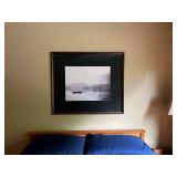 Framed Artwork of Serene Lake Scene