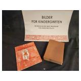 Collection of Educational and Poetry Books with Vintage Prints