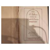 Collection of Educational and Poetry Books with Vintage Prints
