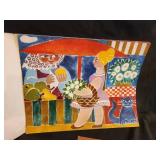 Collection of Educational and Poetry Books with Vintage Prints