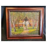 Framed Original Rassypbov Titled "Boyars Romanov