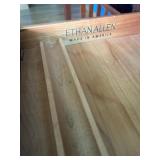 Beautiful Ethan Allen Solid Wood Desk with Hutch, Cabinetry and Coin Bank in Autumn Cherry