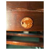 Vintage W.H. Gunlocke United Nations Walnut Wooden Armchair