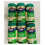 6x 8oz Kraft Grated Parmesan Cheese