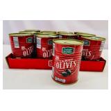 12x 6oz Large Black Ripe Olives-Tuscan Garden