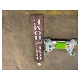Home Sweet Home/Hey Spring Sign & Burro Budd