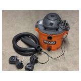 Rigid 12gal 5.0hp ShopVac w/Hoses & Casters-NO Attachments