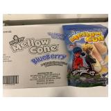 18x 3.5oz Mellow Cones-Blueberry-Tastes like a Peep in an Ice Cream Cone