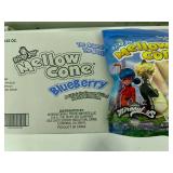 18x 3.5oz Mellow Cones-Blueberry-Tastes like a Peep in an Ice Cream Cone
