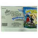 18x 3.5oz Mellow Cones-Blueberry-Tastes like a Peep in an Ice Cream Cone