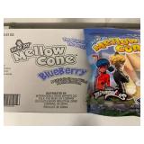 18x 3.5oz Mellow Cones-Blueberry-Tastes like a Peep in an Ice Cream Cone