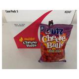 2x 5pk Case Utz Cheeze Balls-Red Hot