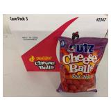 2x 5pk Case Utz Cheeze Balls-Red Hot