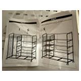 Livilords Kids Metal Bookshelf Organizer