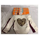 4 Packs of 2 Kids T-Shirt Sets - Size 4/5