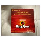 4 x 10 Packs of Big Red Gum