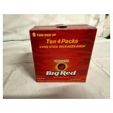 4 x 10 Packs of Big Red Gum