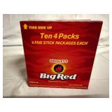 4 x 10 Packs of Big Red Gum