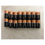 16 D Duracell Batteries