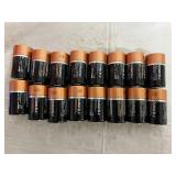 16 D Duracell Batteries