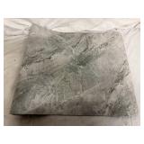 2ft x 6ft Bath Rug - Light Grey Marble