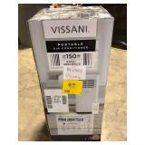 Vissani 5,000 BTU (DOE) 115-Volt Portable Air Conditioner Unit Cools up to 150 sq. ft. with Dehumidifier and Remote in White Missing Pieces Customer Returns See Pictures