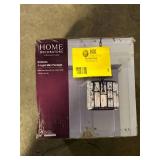 Home Decorators Collection Kristella 1-Light Black Crystal Pendant Light Customer Returns See Pictures