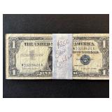 25 $1 Dollar Silver Certificates