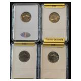 Jefferson Nickels MS70 and PR70 Graded