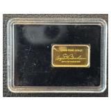 1/3 Gram .9999 Fine Gold Bar