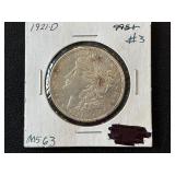 1921-D Morgan Dollar