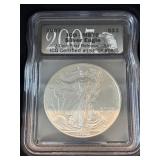 2007 Silver Eagle and Washington Dollar Set #151 of 895