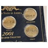 2001 Gold Plated State Quarters