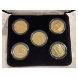 Gold Plated State Quarters