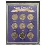 Nine Decades Of American Nickels