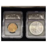 2007 Silver Eagle and Washington Dollar Set #148 of 895