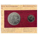 Thomas Jefferson Coin and Currency Set