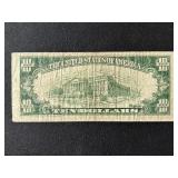 1950 D Green Seal $10 Dollar Federal Reserve Star Note