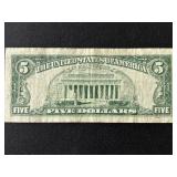 1963 Red Seal $5 Dollar Note