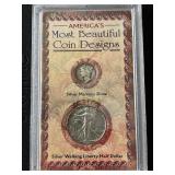 Walking Liberty Half Dollar and Mercury Dime