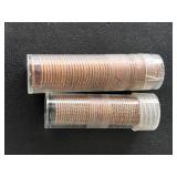 Roll of 1960-D Lincoln Cents and 1970 Roosevelt Dimes