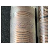 Roll of 1960-D Lincoln Cents and 1970 Roosevelt Dimes