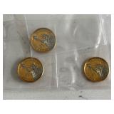 Gold and Silver Layered Presidential Dollars