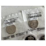 Dollar and Half Dollar Coins