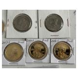 Assorted Dollar Coins