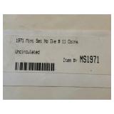 1971 Mint Set in Unopened Envelope from the Mint