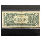 1957 Blue Seal $1 Dollar Silver Certificate